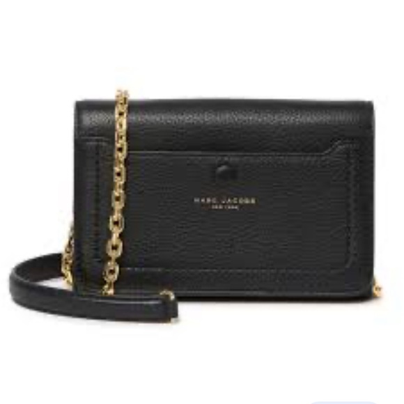 Marc Jacobs Handbags - MARC JACOBS NEW YORK EMPIRE CITY WALLET CROSBODY BAG PURSE GOLD CHAIN